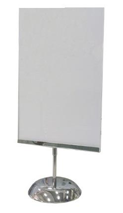 Sign Holder A4 & 75mm Stem, Sign Holder A4 & 125mm Stem