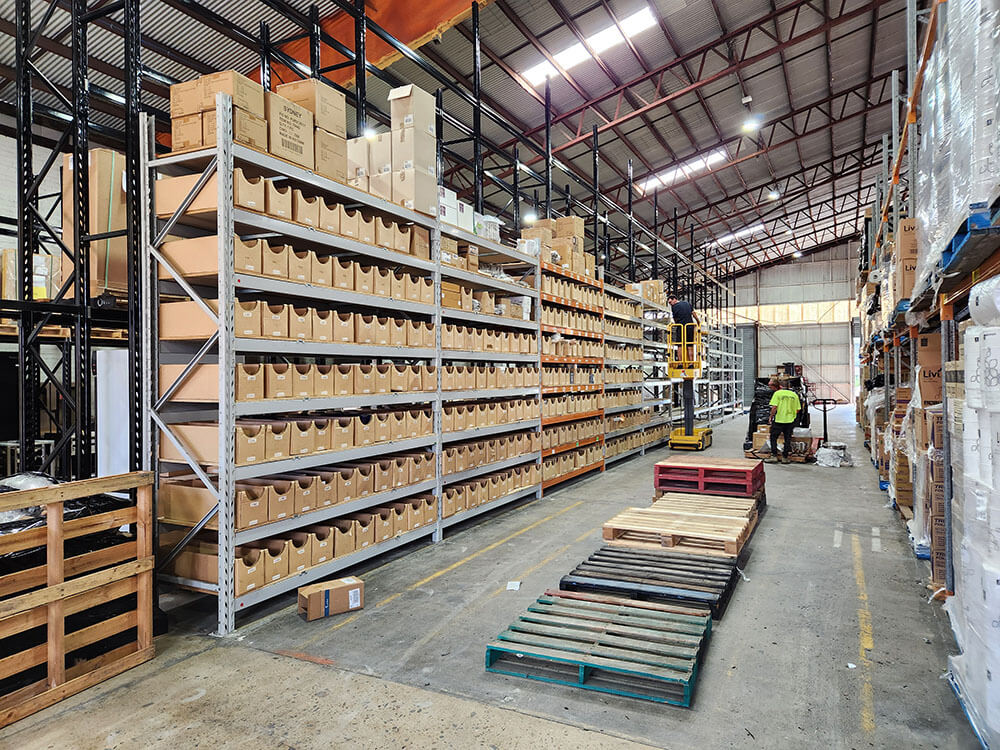 Used Industrial Shelving from ABSOE
