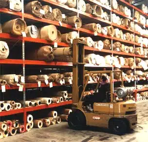 A photo of ABSOEs Carpet Racking