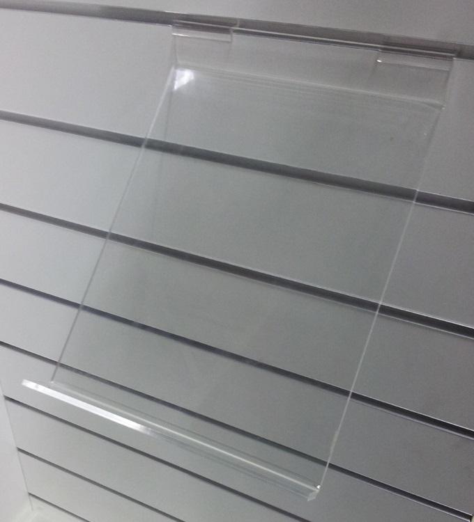 Slatwall Shelf Sloped - Acrylic SWUS1