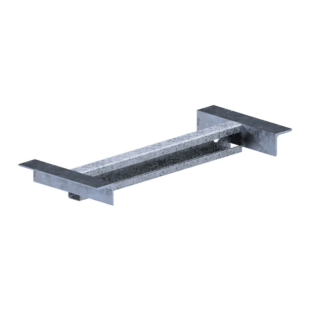 Bracing-style board support designed for added shelf strength and stability.