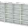Rolled Upright Type (RUT) Steel Shelving - Single Sided - Brisbane Australia, Rolled Upright Type (RUT) Steel Shelving - Double Sided - Brisbane Australia, Rolled Upright Type (RUT) Steel Shelving - Single Sided - Run of 4 - Brisbane Australia, Rolled Upright Type (RUT) Steel Shelving - Double Sided - Run of 4 - Brisbane Australia