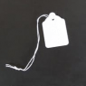 Tags White Strung (Carton of 100)
