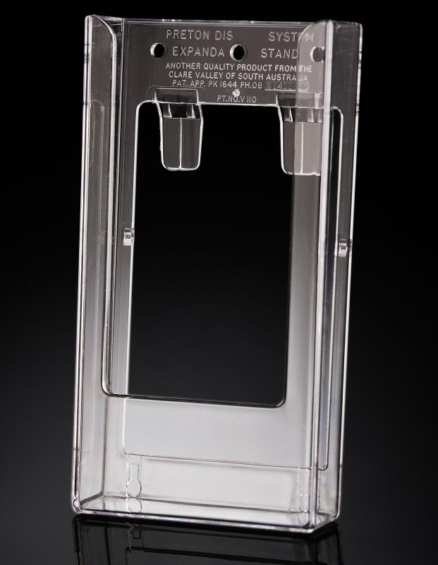 Trifold Brochure Holder With Clips