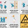 Injury Avoidance Signs