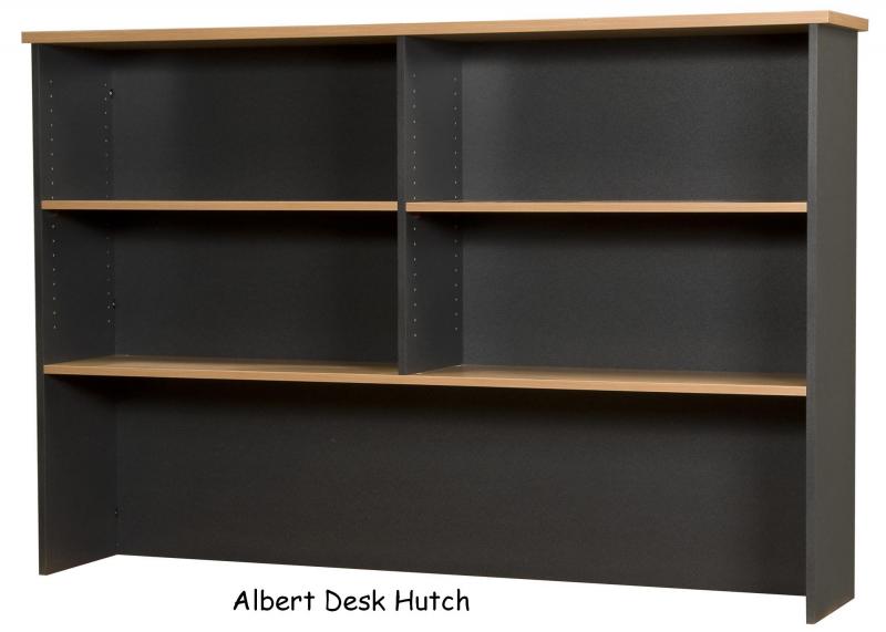 Hutch for Desk - Fixed Shelf - Australian Made