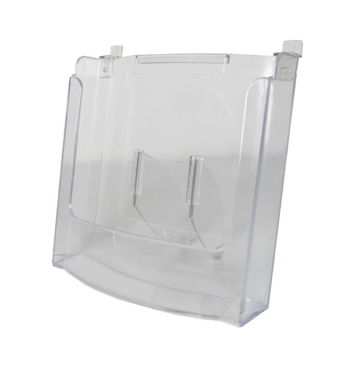 Brochure Holder Task A4 SWA4C, Brochure Holder Task Removable Brackets, Brochure Holder Task - Removable Clips