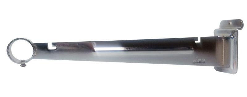 Slatwall Hangrail Bracket - 300mm, Slatwall Hangrail Bracket - Close Up