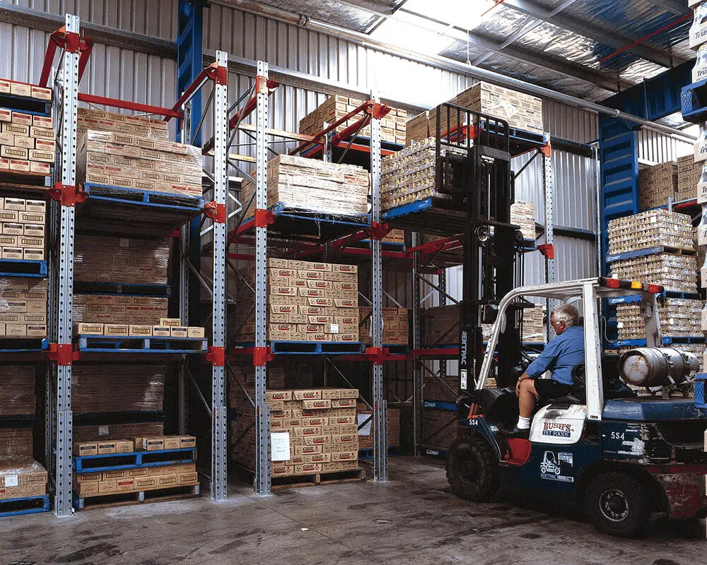 Australian Made SPACERACK Drive-In Racking